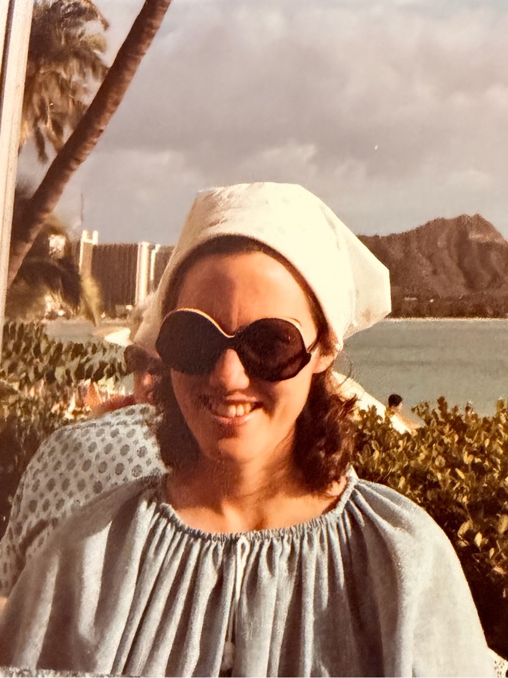 Floral headscarf